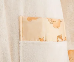 Accappatoio Alviero Martini 1Classe con cappuccio LUX bordo raso