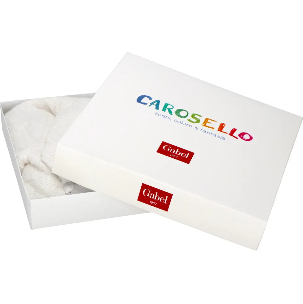 Accappatoio BABY in spugna SOGNO Gabel bianco
