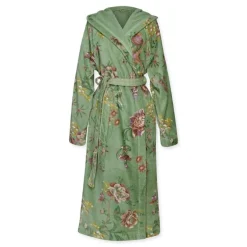 Accappatoio donna spugna PIP STUDIO Secret Garden verde