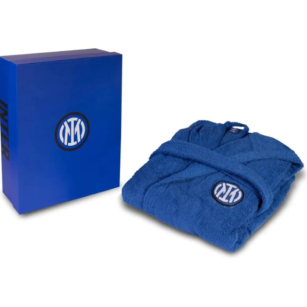 Accappatoio FC INTER Bambini e Ragazzi originale FC Inter in scatola Regalo