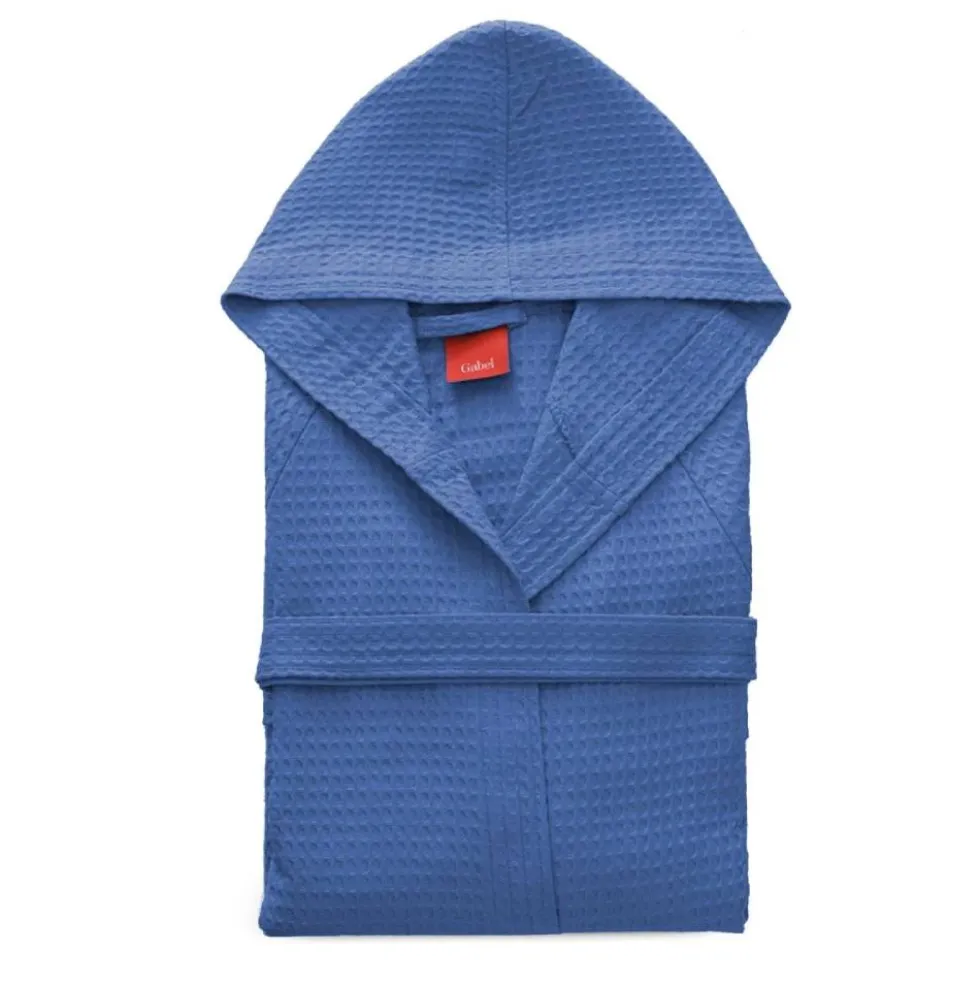 Accappatoio UNISEX GABEL nido d'ape GOLF bluette Cotone