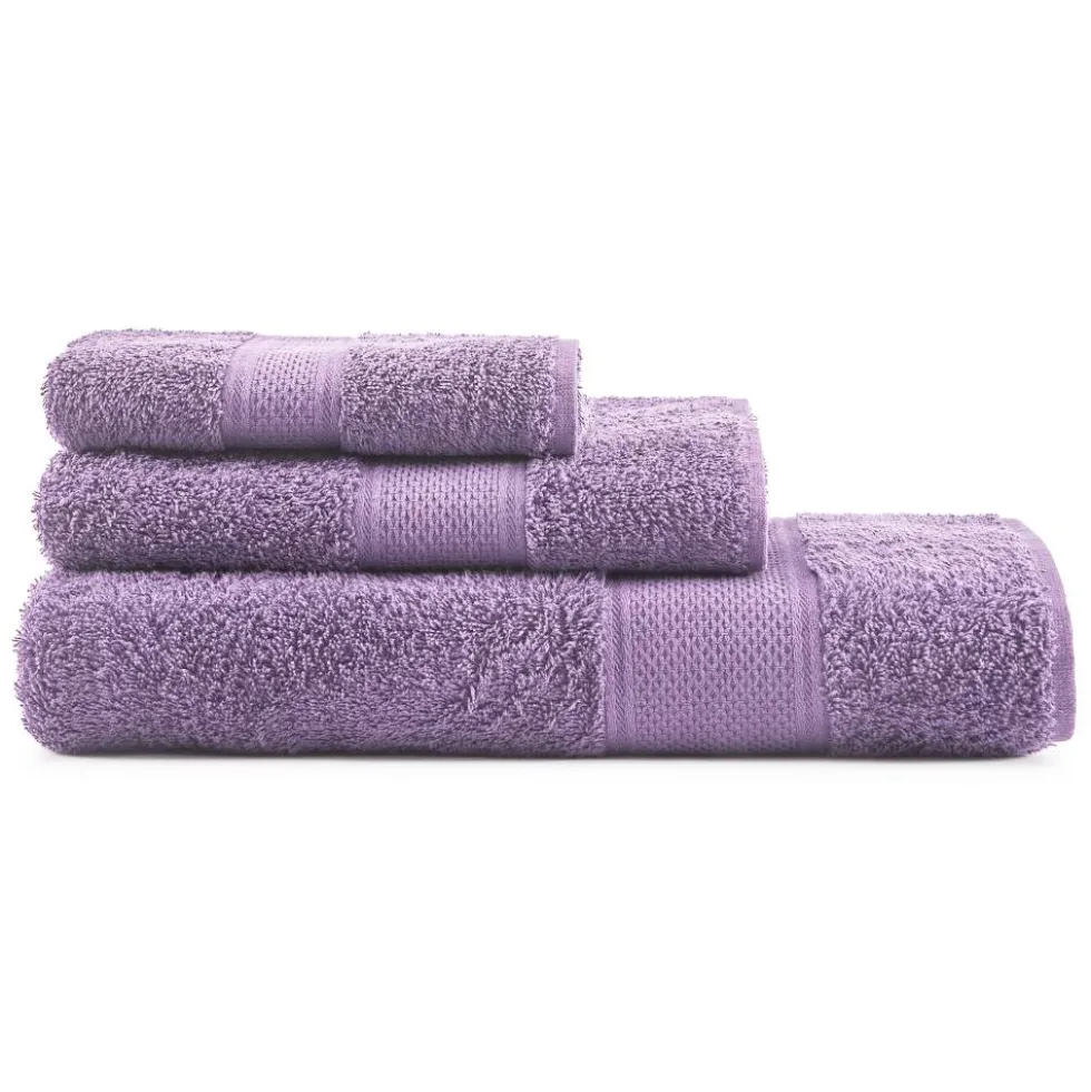 Asciugamani sfusi - ospite- viso- telo Bassetti POP COLOR pervinca H2
