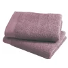 Asciugamano con ospite da bagno Happidea 460 gr Malva