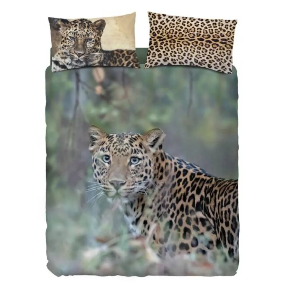 Bassetti Copripiumino completo LEOPARD in puro cotone