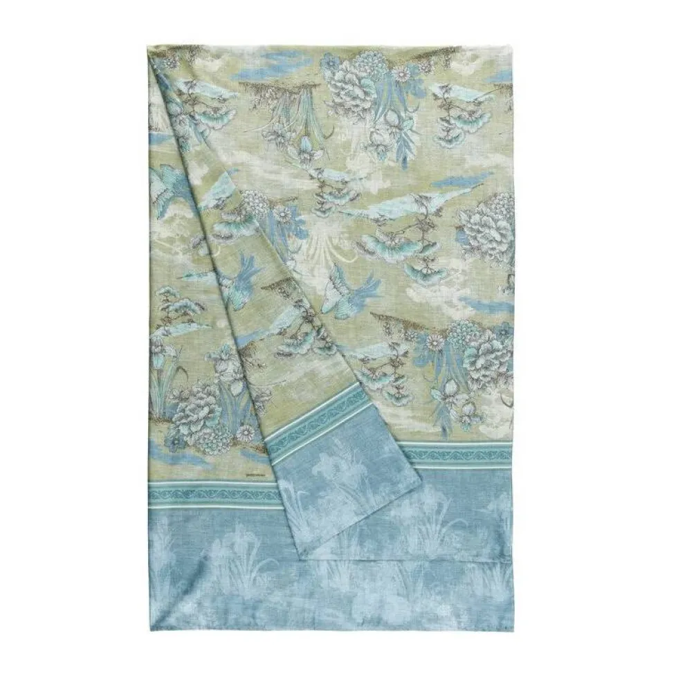 Bassetti Granfoulard Acquaforte V1 - Eleganza Naturale nei Toni verde e azzurro