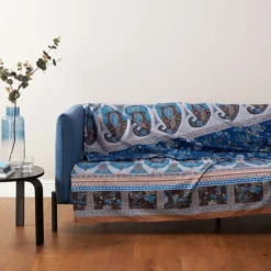 Bassetti Granfoulard Genova B1 telo arredo sul Blu 180x270