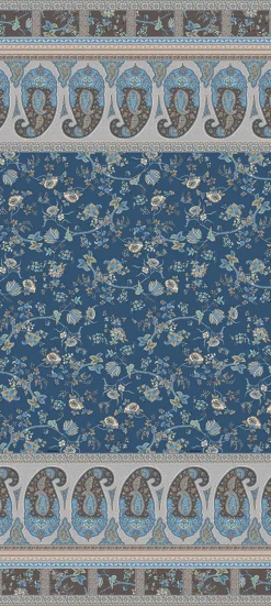 Bassetti Granfoulard Genova B1 telo arredo sui toni del blu 350x270