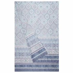Bassetti Granfoulard Hanbury C1 - Eleganza Damascata Grigio e Blu Quarzo