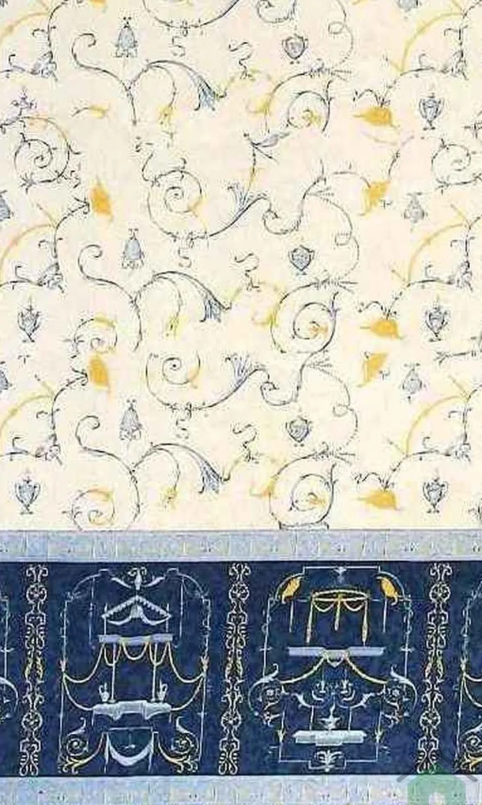 Bassetti Granfoulard Telo arredo Copritutto OPLONTIS 9 350x270 cm Blu
