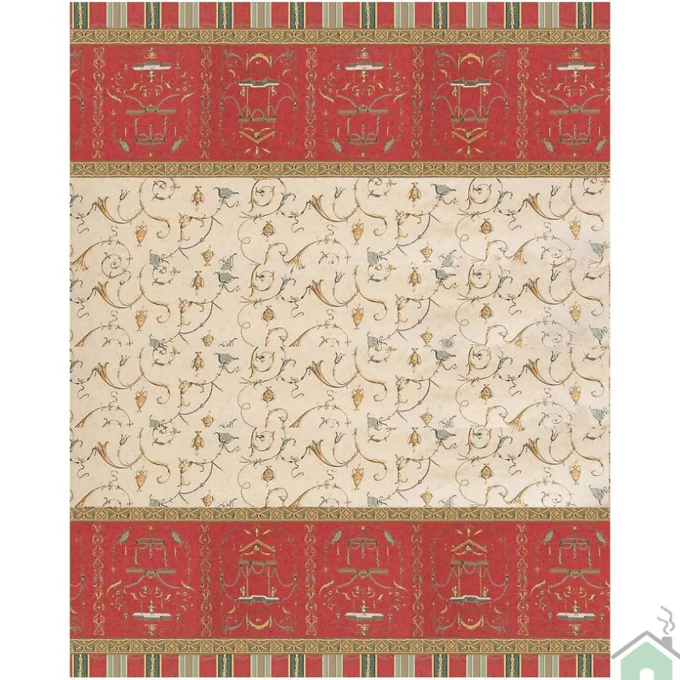 Bassetti Granfoulard Telo arredo Copritutto OPLONTIS 8 270x270 cm Bordeaux