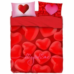 Bassetti lenzuola con effetto copriletto SHINY HEART