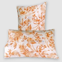 Bassetti Lenzuola matrimoniali cotone Ibiscus Tattoo Caramello – collezione Granfoulard PE