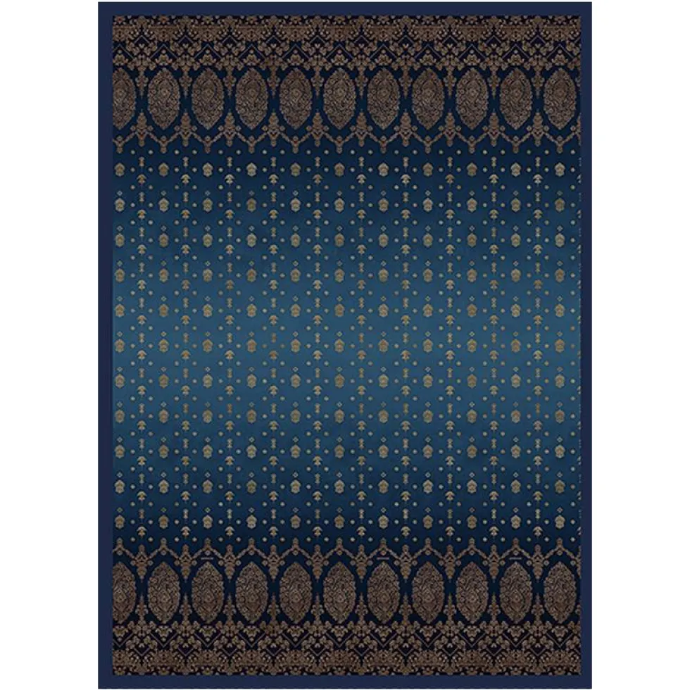 Bassetti Plaid Gold Decor B1 - Eleganza Orientale per la tua casa in blu