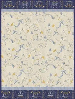 Bassetti Plaid Granfoulard 155x220 cm OPLONTIS var.9 blu Idea regalo originale