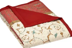 Bassetti PLAID matrimoniale GRANFOULARD OPLONTIS Bordeaux var.8 240x250