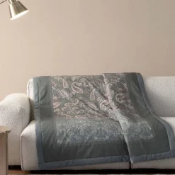 Bassetti Plaid Monnalisa G1 - Eleganza Barocca nei toni del grigio
