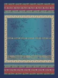 Bassetti Tappeto moderno arredo Granfoulard Malve B1 blu antiscivolo