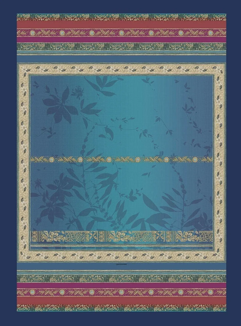 Bassetti Tappeto moderno arredo Granfoulard Malve B1 blu antiscivolo
