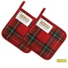 Bossi Casa 2 Presine da cucina 20x20 cm bordo applicato 0335