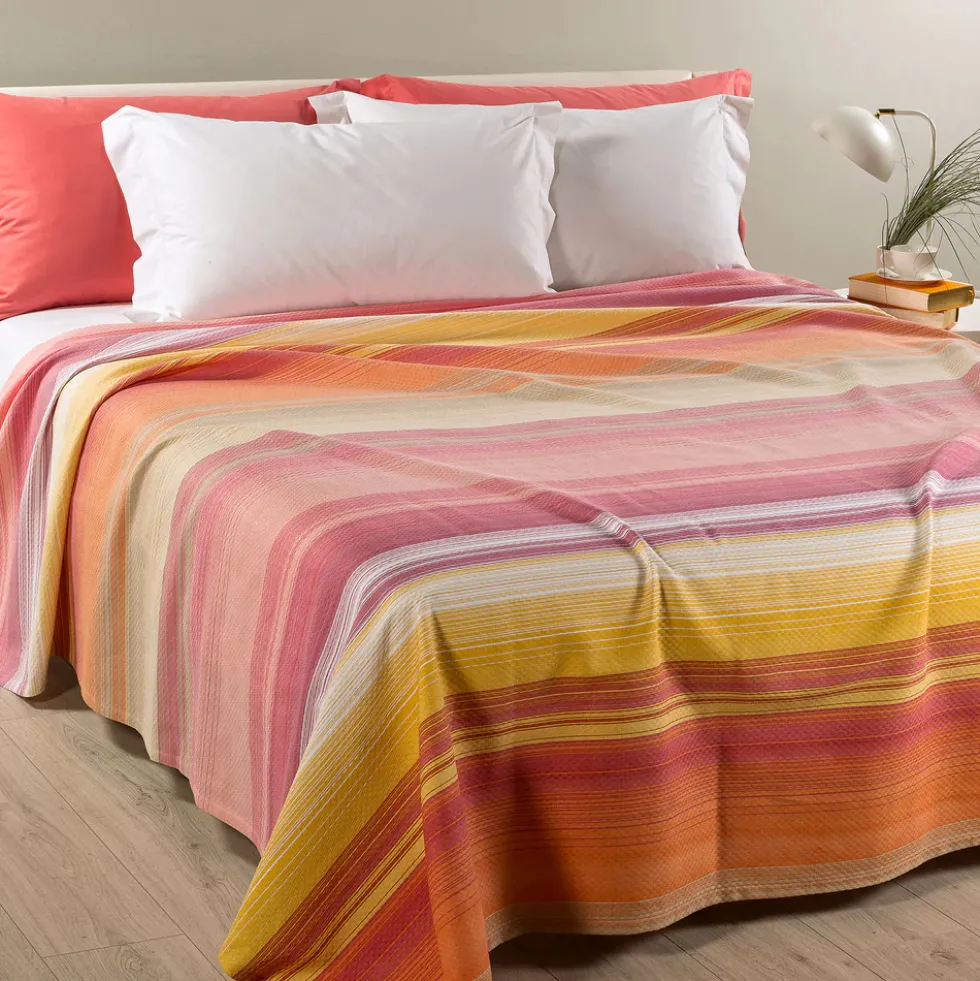 CALEFFI | Copriletto estivo non trapuntato letto singolo Rainbow Light