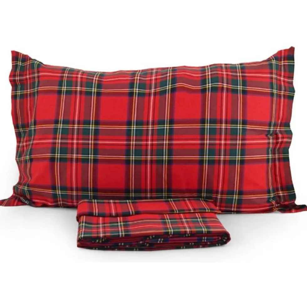 Completo lenzuola invernale 2 piazze caldo cotone BossiCasa KING 1376