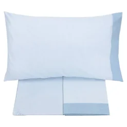 Completo lenzuola matrimoniale puro cotone Gabel Chromo aviatore