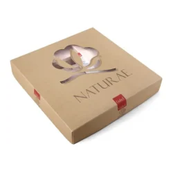 Completo lenzuola matrimoniale Fibra Naturale Colori atossici Riga Cotto