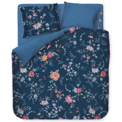 Completo Lenzuola Matrimoniali PIP STUDIO Flower Festival BLU