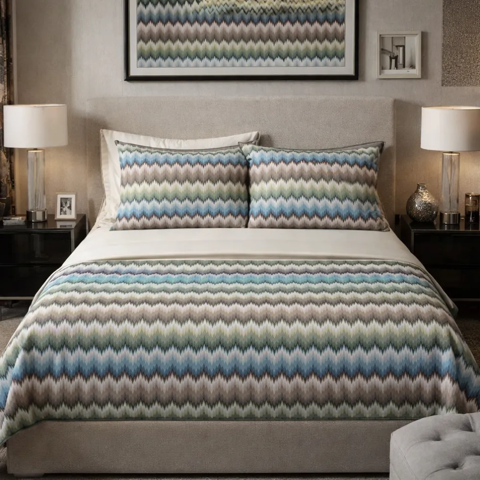 Completo lenzuola matrimoniale Missoni Home Bert 170