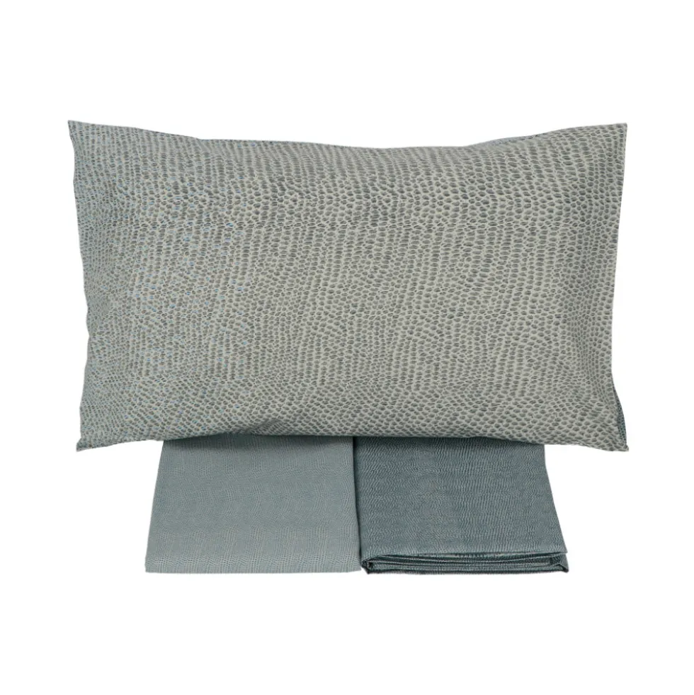 Completo lenzuola puro cotone Gabel Chromo print nube