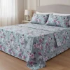 Completo Letto Matrimoniale Puro Cotone DONIA | Anice Floreale