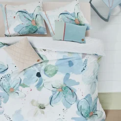 Completo letto matrimoniale BITTERSWEET effetto copriletto 100% Raso