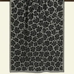 Coperta artigianale in lana cotta 150x170 cm Maculato grigio