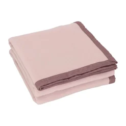 Coperta di Lana Merinos Matrimoniale SOMMA ORIGAMI Rosa Antico