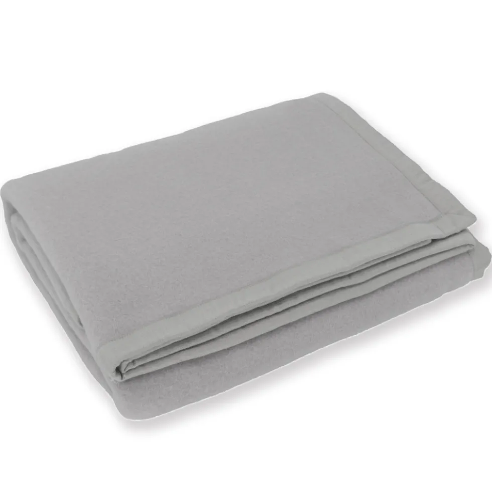 Coperta di Lana singola una piazza SOMMA Daisy 160x210 Fumo