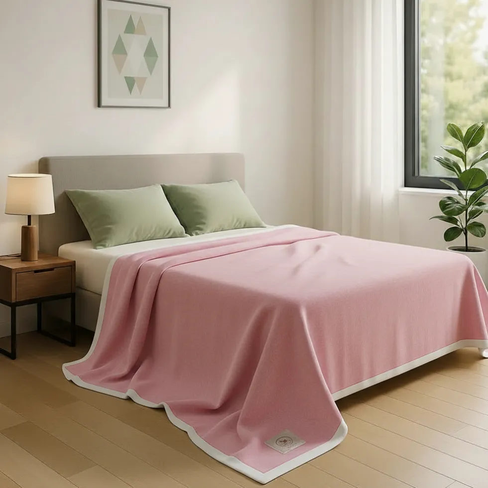 Coperta invernale Lana e Mohair 400 Co.BI Fucsia 270x230 MAXI