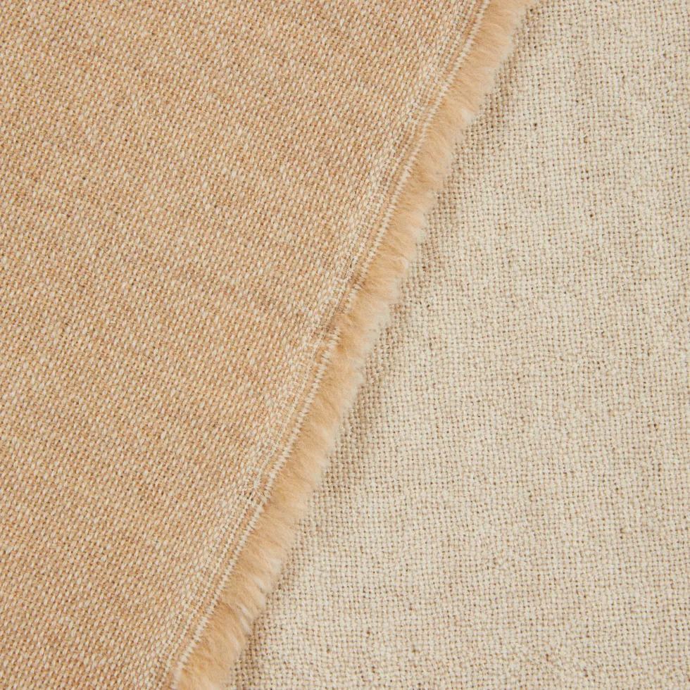 Coperta lana merino lavabile Lanerossi beige 240x260 matrimoniale