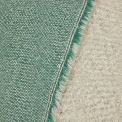 Coperta lana merino lavabile in lavatrice matrimoniale verde acqua
