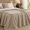 Coperta Matrimoniale Marzotto Home Beige Marta Invernale