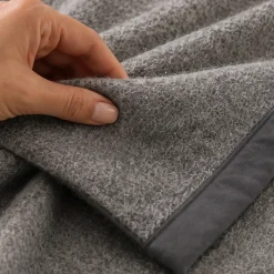 Coperta Singola Marzotto Marta Antracite | 100% Lana Vergine