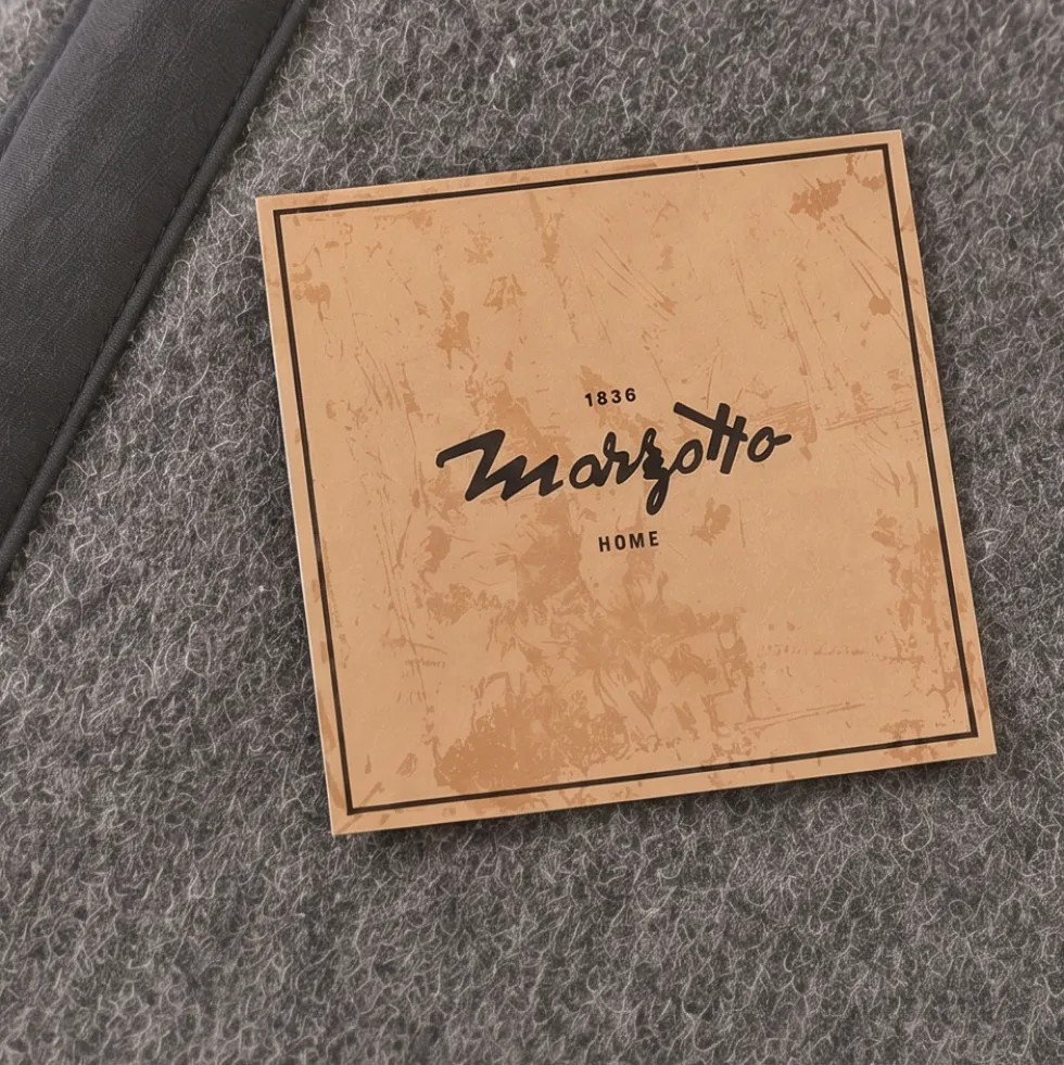 Coperta Singola Marzotto Marta Antracite | 100% Lana Vergine