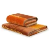 Coppia di asciugamani in spugna viso+ ospite Carrara Madagascar salmone