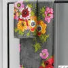 Coppia di asciugamani set 1+1 KEN SCOTT Biot floreale grigio