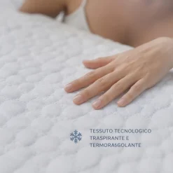 Coppia di copriguanciali Termoregolatori 50x80 rinfrescanti con cerniera