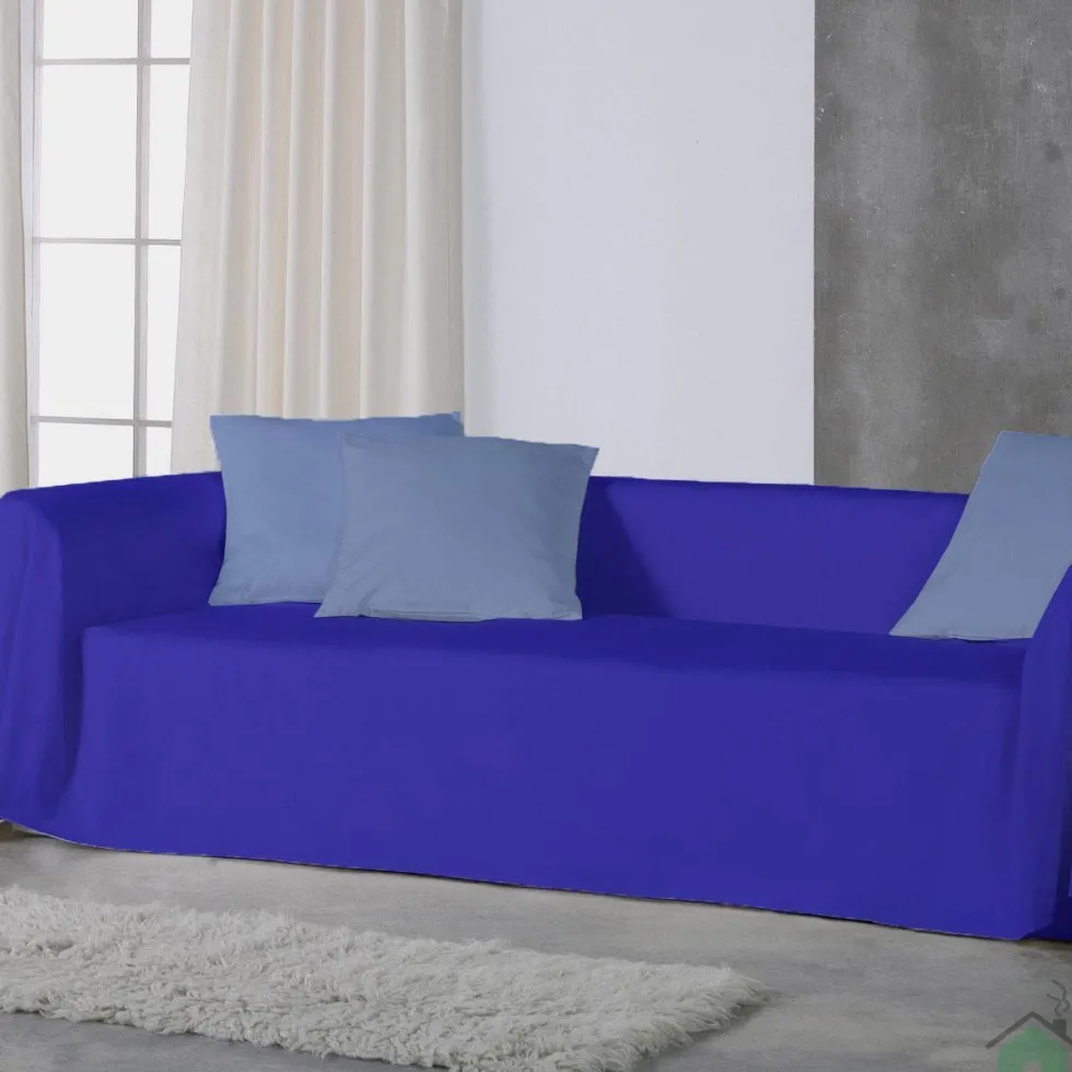 Copridivano copritutto RARUS telo Panama 260x300 cm - Bluette