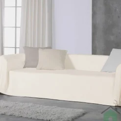Copridivano copritutto telo Panama RARUS 260x300 bianco naturale