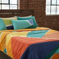 Copriletto Matrimoniale Multicolor Gabel Seaside | Trapuntato Moderno