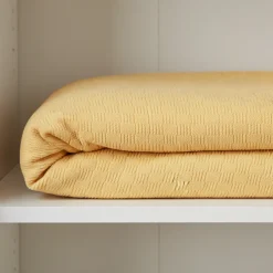 Copriletto Piazza e Mezza Gabel Hugo giallo oro | Cotone Sicuro