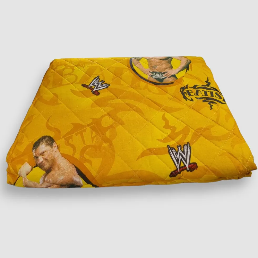 Copriletto primaverile singolo Wrestling 180x270 giallo