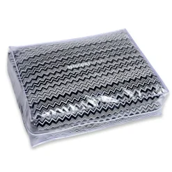 Copriletto trapuntato matrimoniale 2 piazze Missoni Home OZ bianco nero